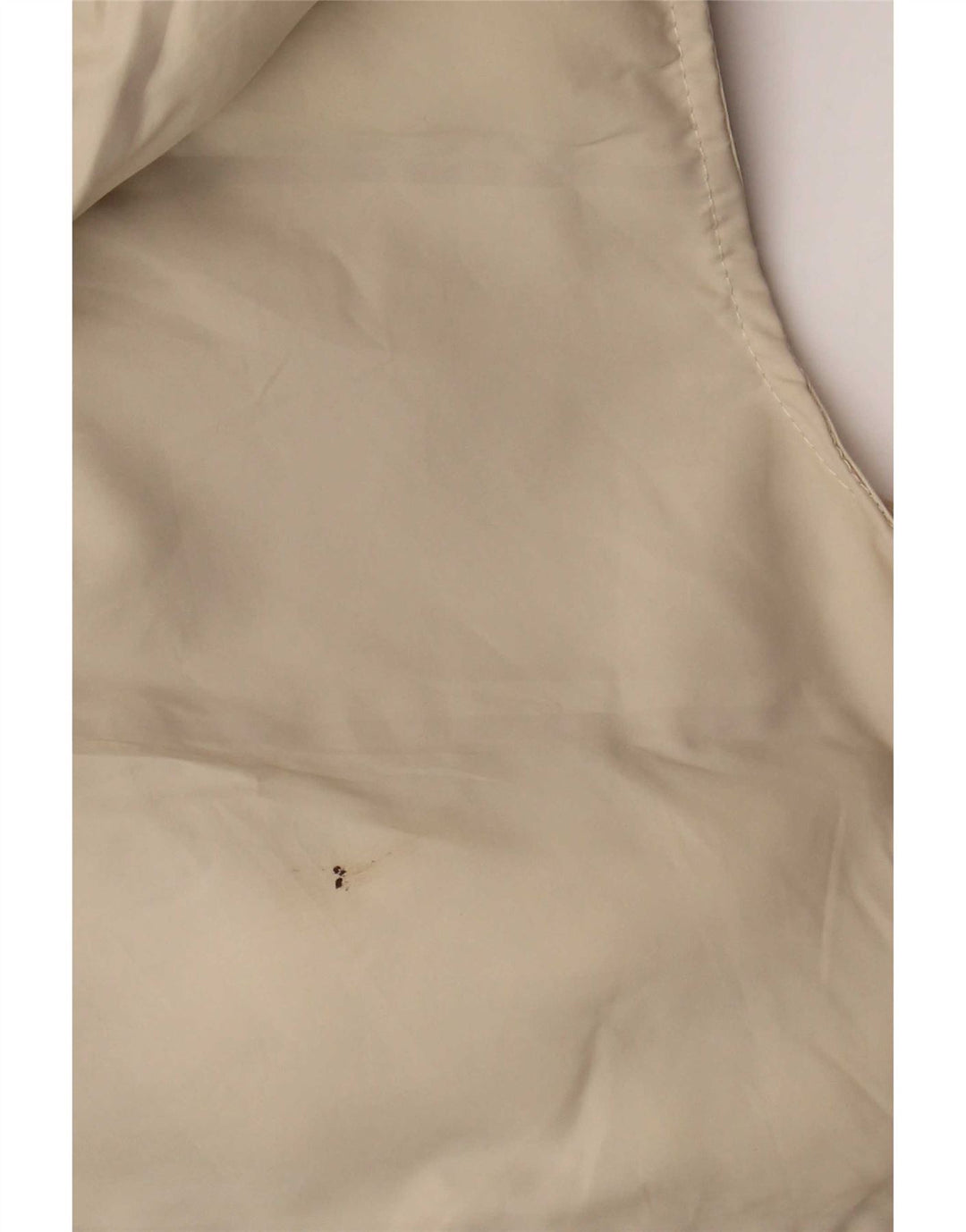 Zara Longline hættetrøje polstret Gilet UK 14 Medium Beige Polyester