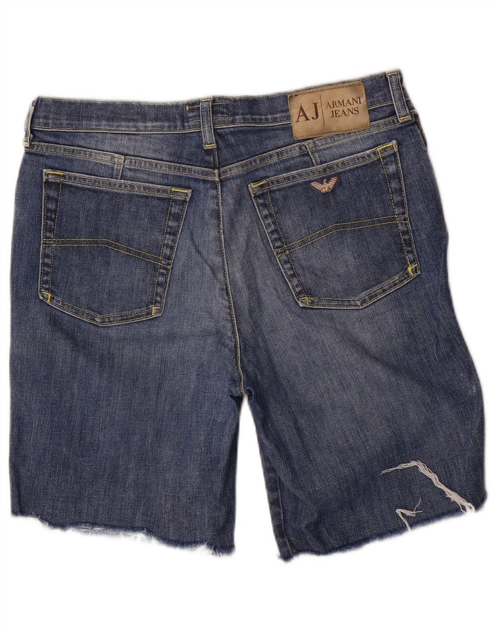 Armani Herre Denim Shorts W32 Medium Blue Bomuld