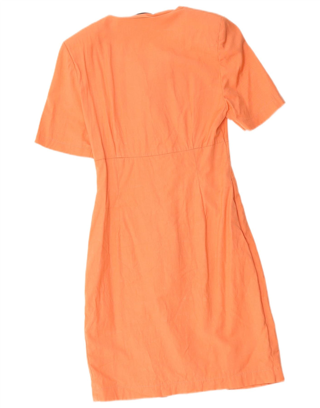 Vintage dameskedekjole UK 10 Small Orange