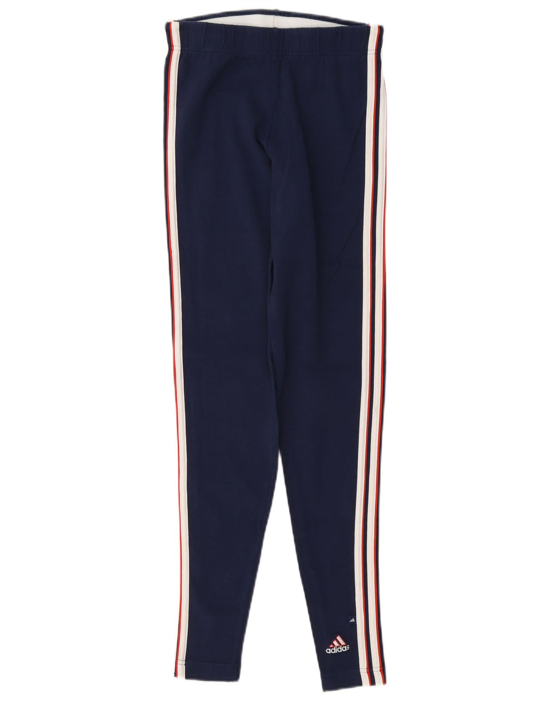 Adidas Dame Leggings UK 12 Medium Navy Blue Bomuld