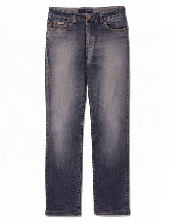Trussardi Lige Jeans til kvinder W28 L28 Blå Bomuld