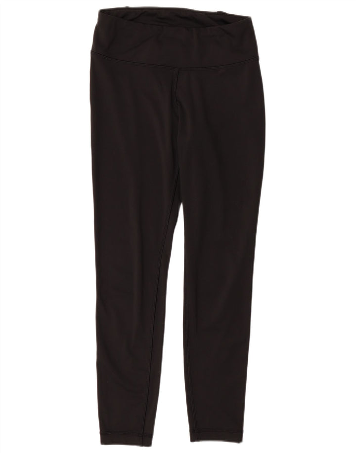 Reebok Womens Leggings UK 8 Small Black Polyester