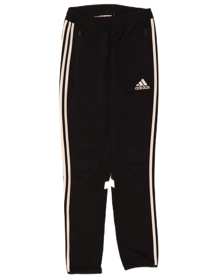 Adidas drenge Climacool træningsdragt bukser 13-14 år XL sort polyester