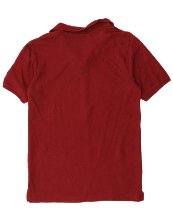 Izod Boys Polo Shirt 15-16 år XL Bourgogne bomuld