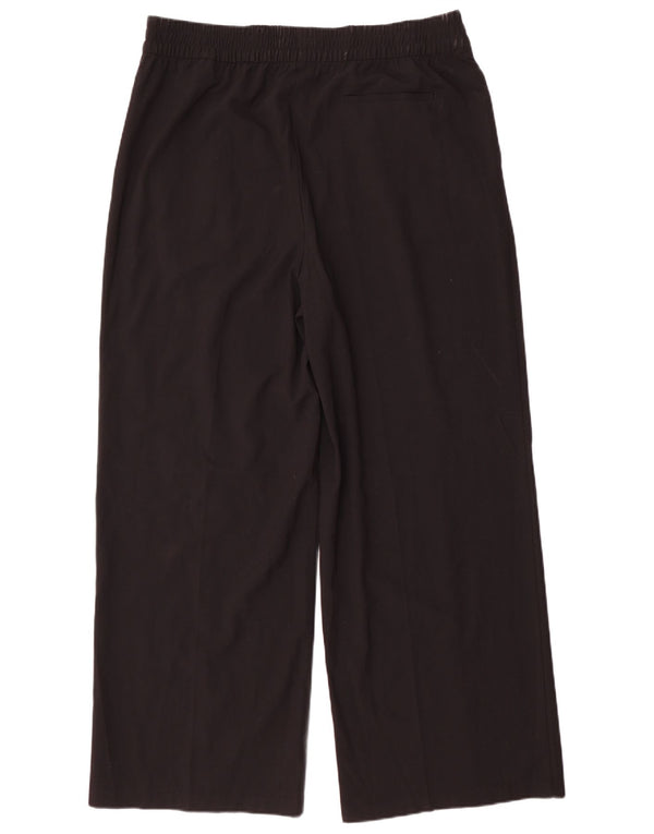 Marks & Spencer Chinobukser med brede ben til kvinder UK 18 XL W38 L31 Sort