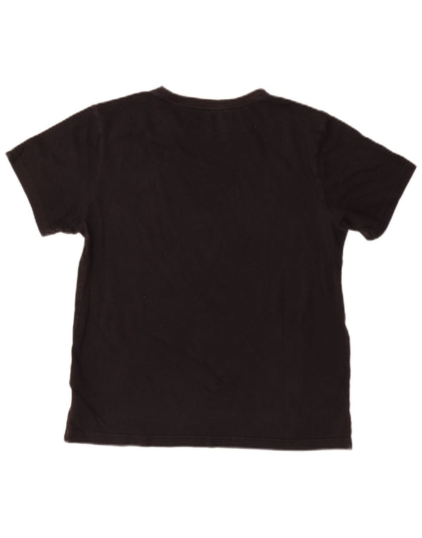 Adidas piger grafisk t-shirt top 13-14 år stor sort bomuld