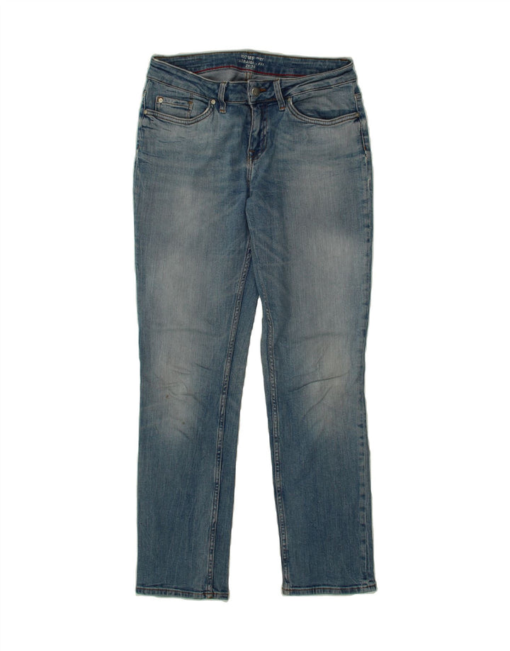 TOMMY HILFIGER Womens Regular Fit Straight Jeans W29 L30  Blue Cotton Vintage Tommy Hilfiger and Second-Hand Tommy Hilfiger from Messina Hembry 