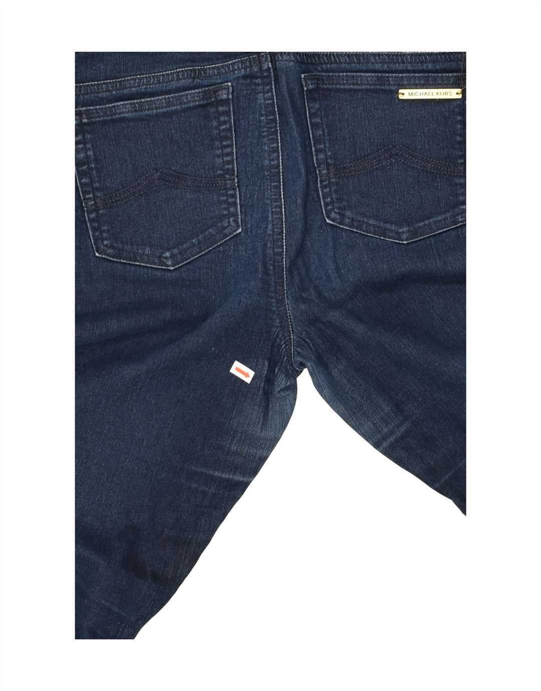 MICHAEL KORS Womens Capri Straight Jeans US 6 Medium W32 L22 Navy Blue | Vintage Michael Kors | Thrift | Second-Hand Michael Kors | Used Clothing | Messina Hembry 