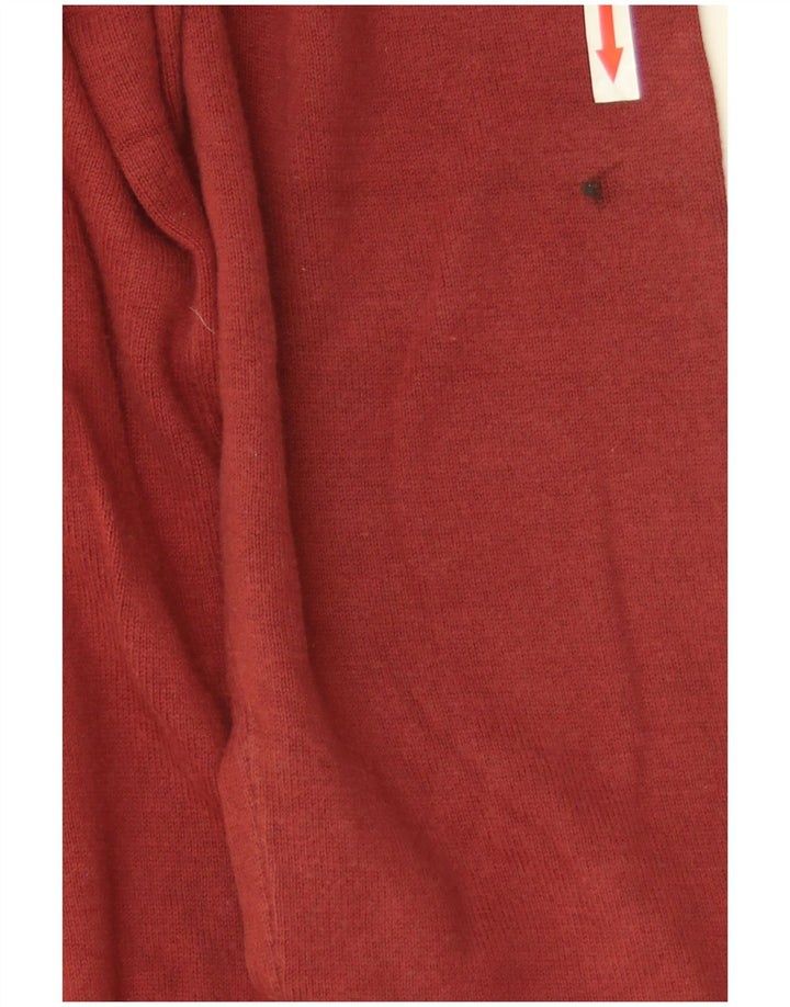 Marks & Spencer Herre V-hals sweater Stor Bourgogne bomuld