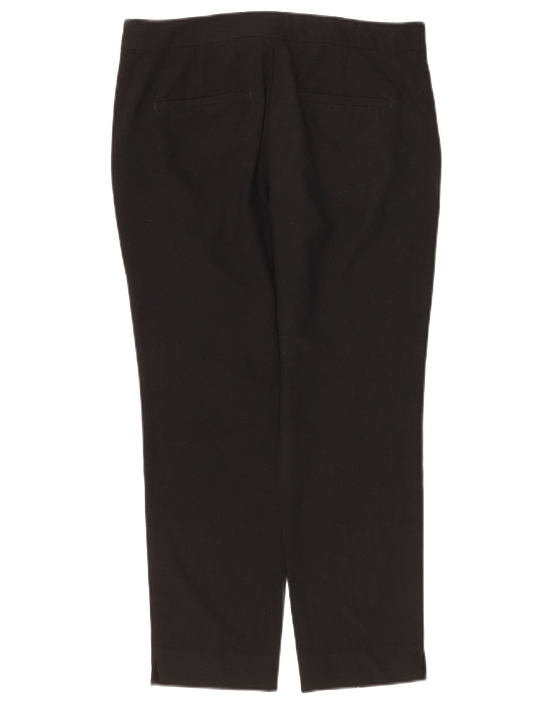 Zara Dame Slim Chino Bukser EU 38 Small W28 L26 Sort Polyester