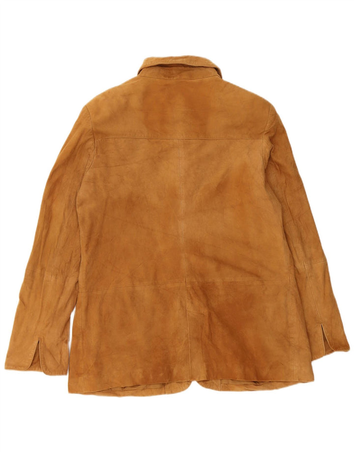 Conbipel Dame Free Heron Ruskindsjakke IT 46 Stort brunt læder