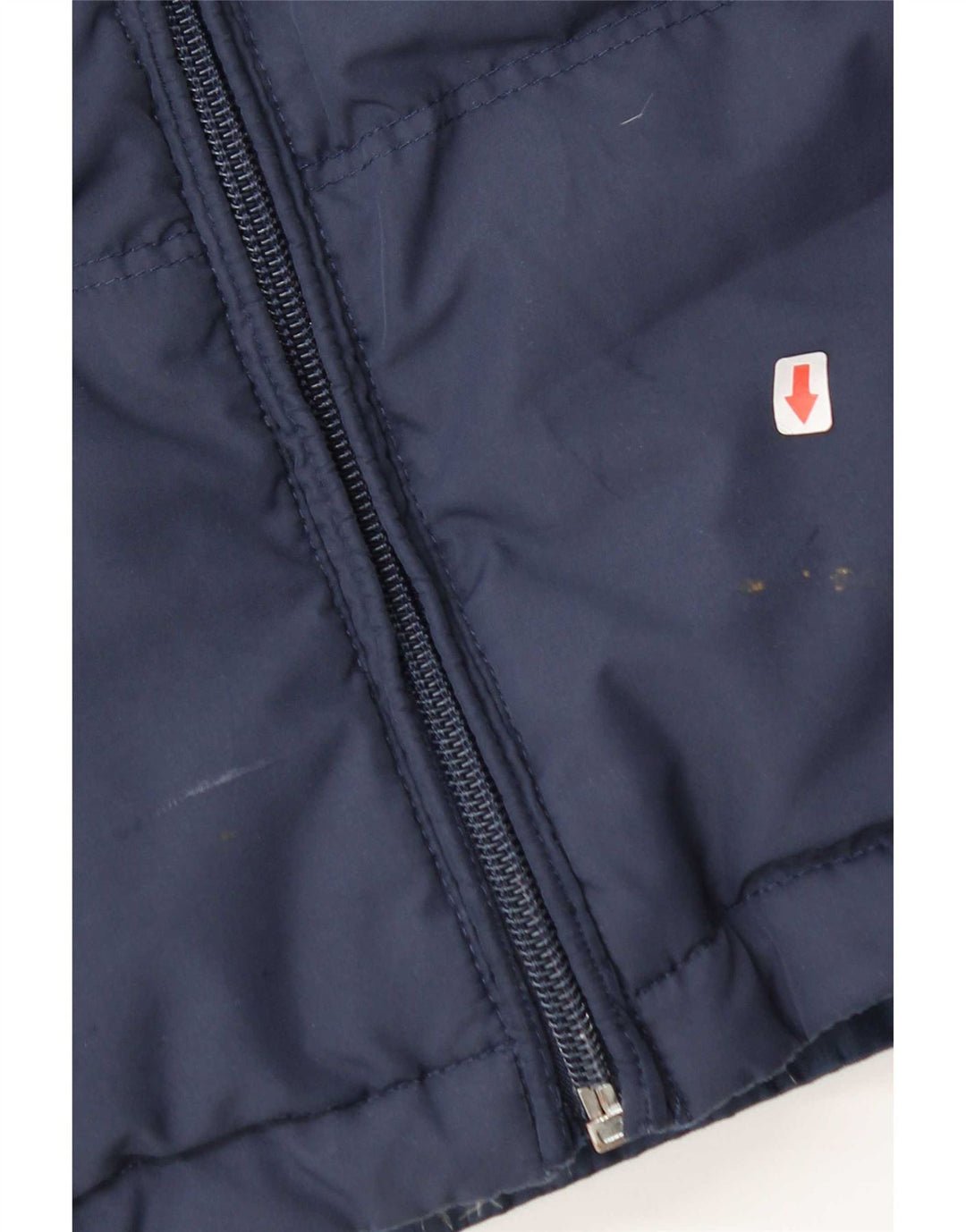 Asics Herre Polstret Gilet UK 40 Large Navy Blue Colourblock