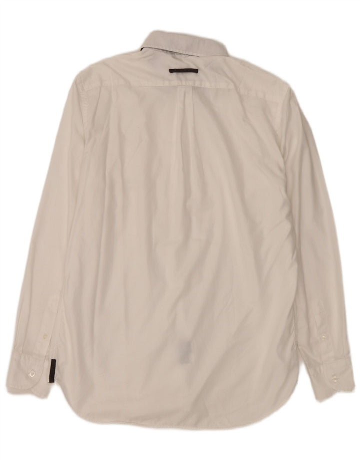 Harmont & Blaine Herre Regular Fit skjorte Stor hvid bomuld