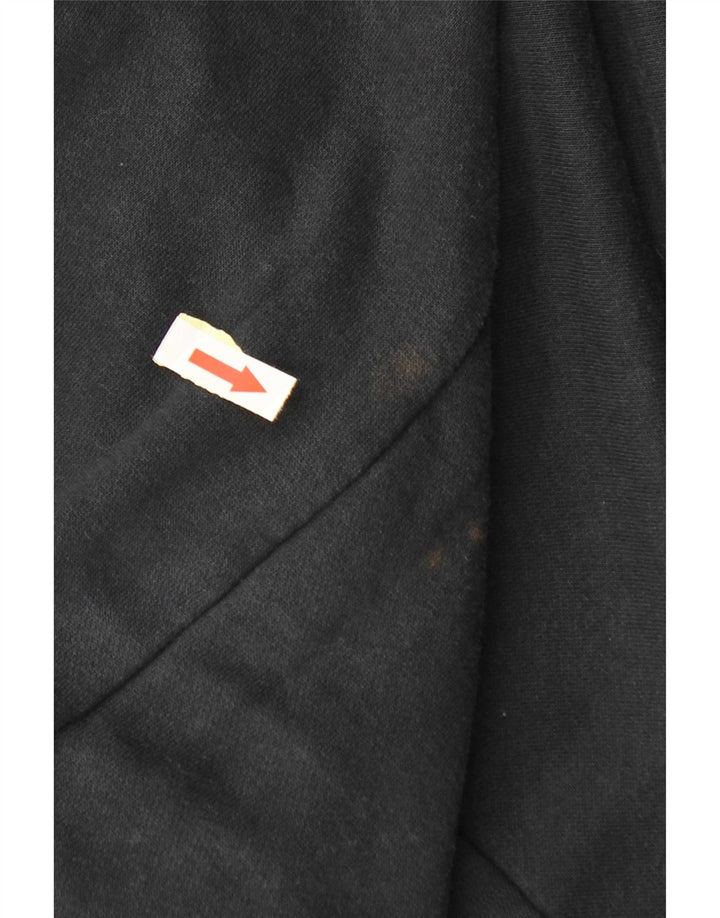 Nike Dame Oversized Hoodie Jumper UK 16 Large Grå Bomuld