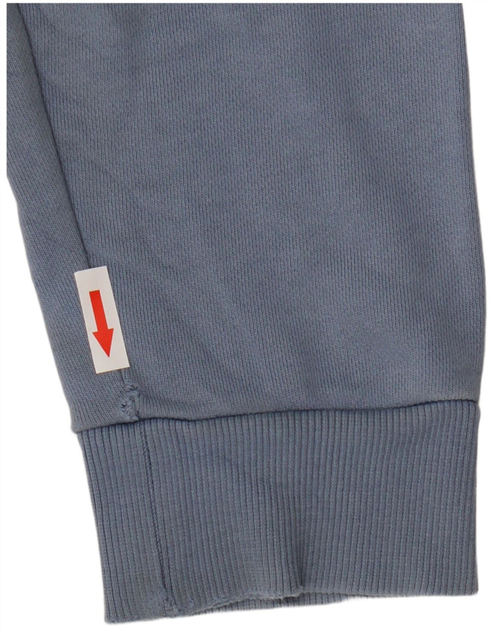 Zara Herre Sweatshirt Jumper XL Blå Bomuld