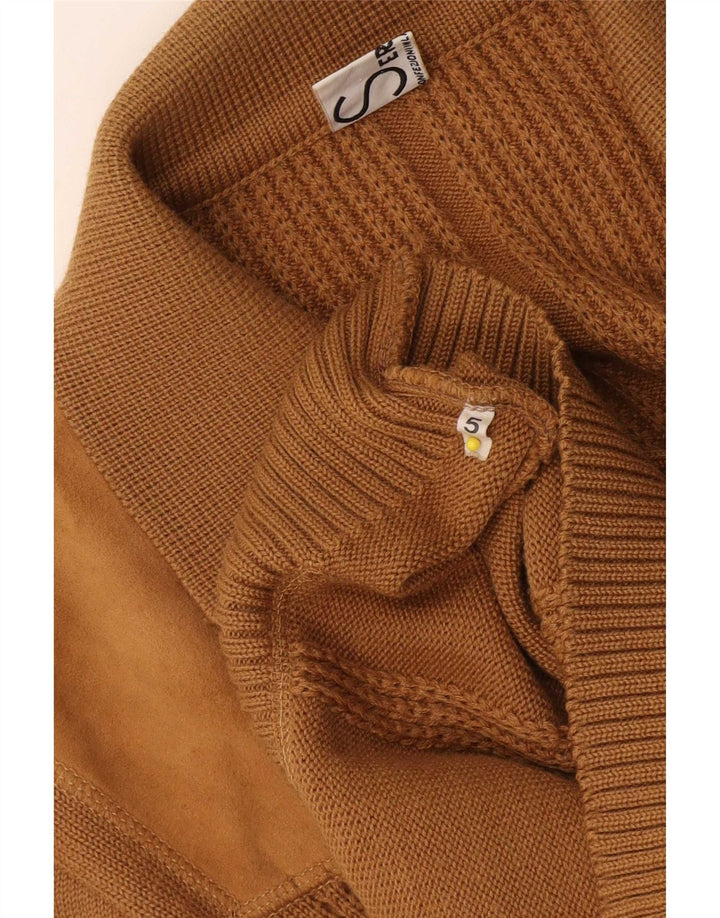 Vintage dame cardigan sweater UK 14 Medium Beige