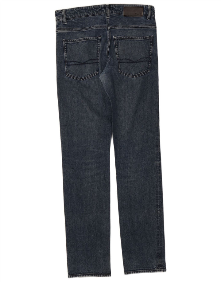 Hugo Boss Herre Slim Jeans W30 L32 Blå Bomuld
