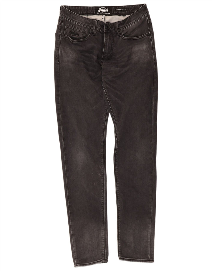 Superdry Mens Wilson Slim Jeans W30 L32 Grå Bomuld