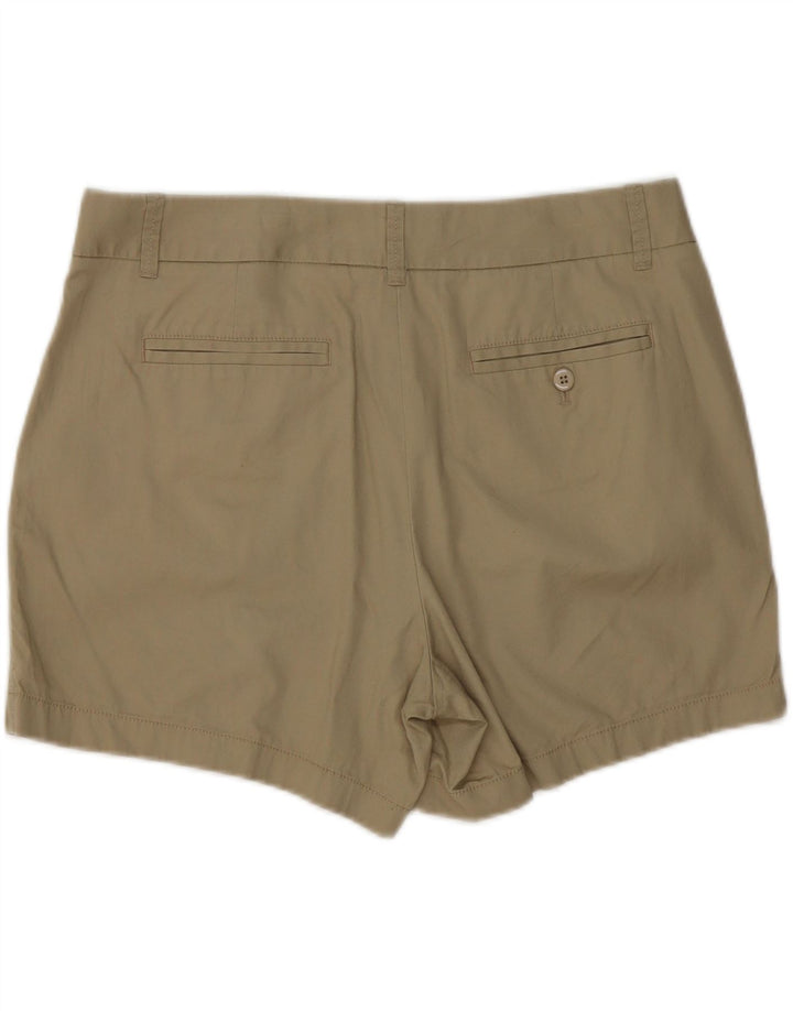 J. CREW Womens Chino Shorts US 12 Large W36  Beige Cotton Vintage J. Crew and Second-Hand J. Crew from Messina Hembry 