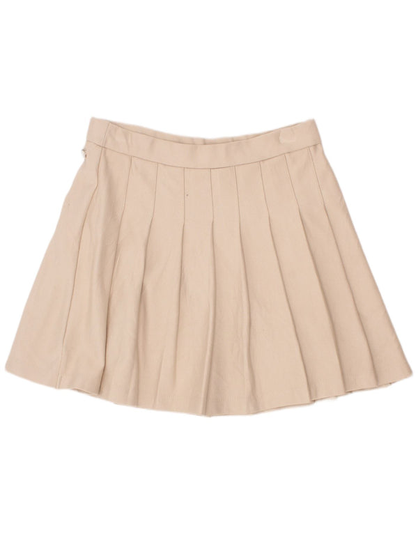 Zara Piger Kniv Plisseret nederdel 11-12 år W24 Beige Viscose