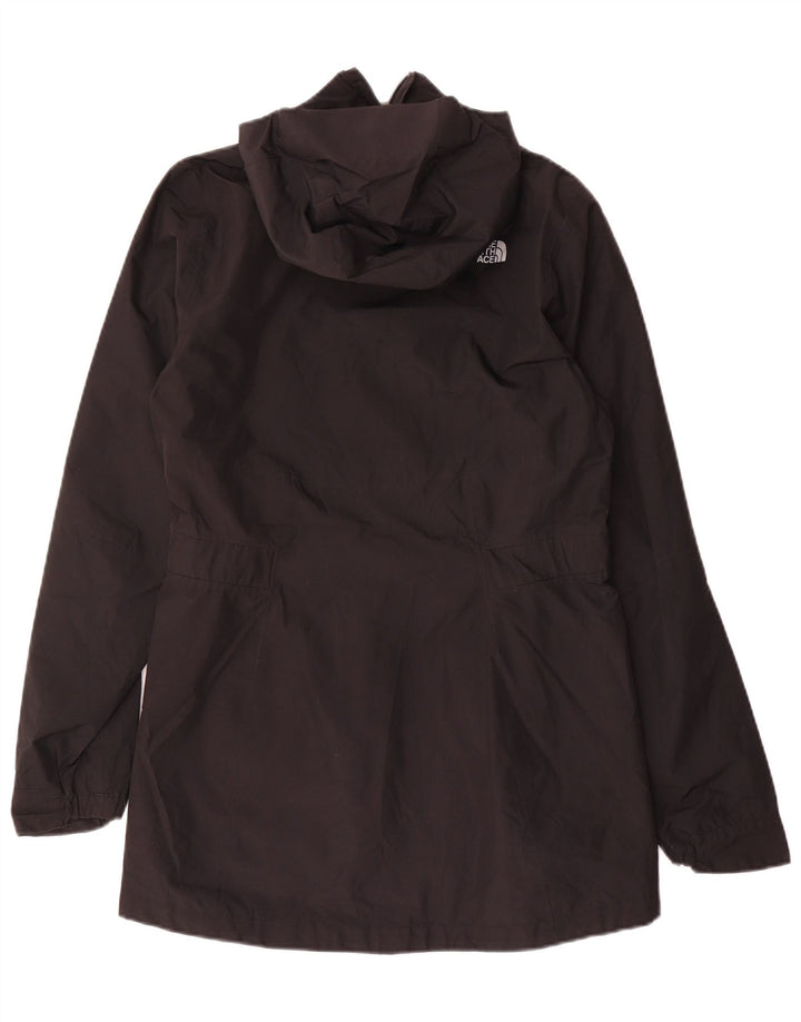 The North Face Regnjakke med hætte til kvinder UK 14 Medium Sort Polyester