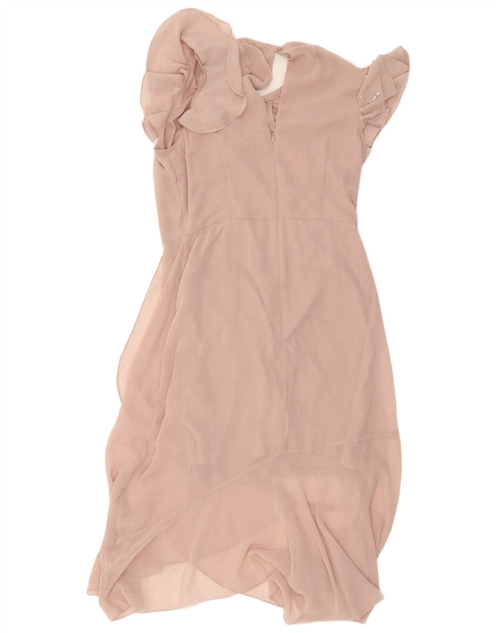 Lipsy Dame Maxi Dress UK 16 Large Pink