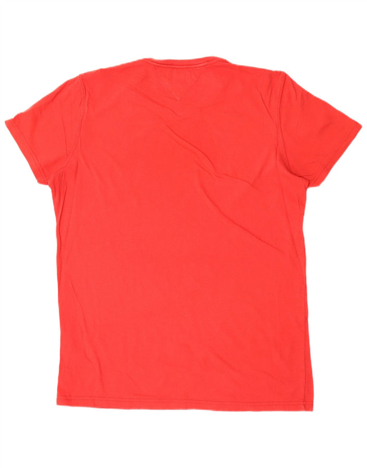 Tommy Hilfiger Herre Grafisk T-Shirt Top XL Rød