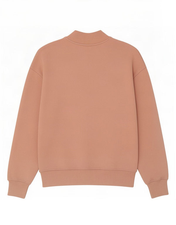 Champion Womens Oversized Sweatshirt Jumper UK 14 Medium Pink Bomuld