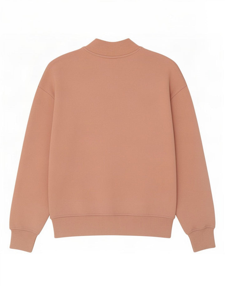 Champion Womens Oversized Sweatshirt Jumper UK 14 Medium Pink Bomuld