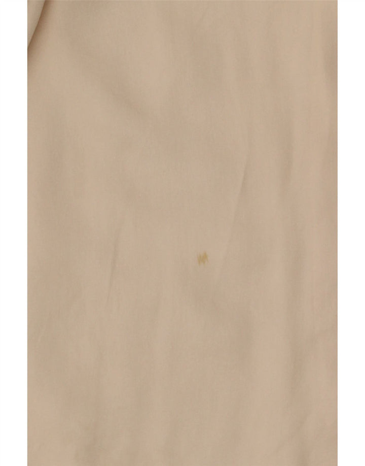 Vintage dameskjorte bluse IT 46 Stor beige silke