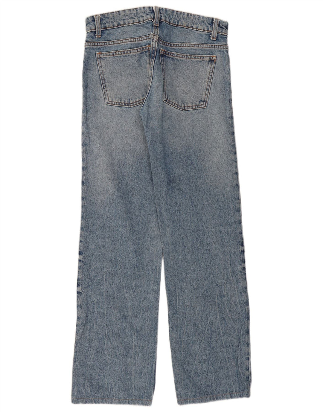 ZARA Straight Jeans til kvinder EU 34 2XS W24 L29 Blå