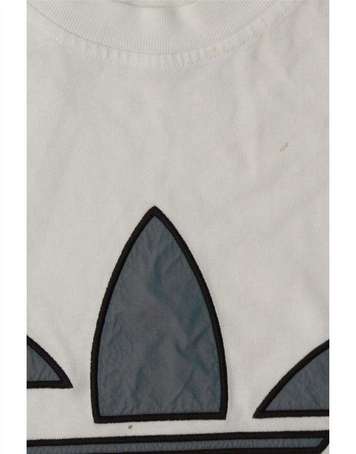 ADIDAS Grafisk T-shirt top til mænd, lille hvid