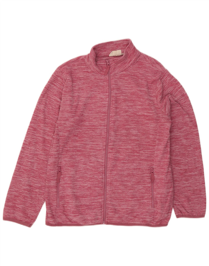 Mountain Warehouse Fleecejakke til kvinder UK 18 XL Pink Flecked Polyester