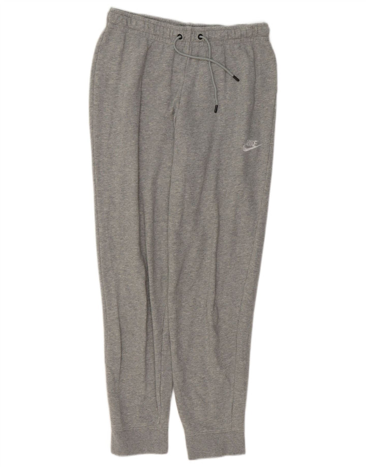 NIKE Mens Tracksuit Trousers Joggers Medium  Grey Cotton