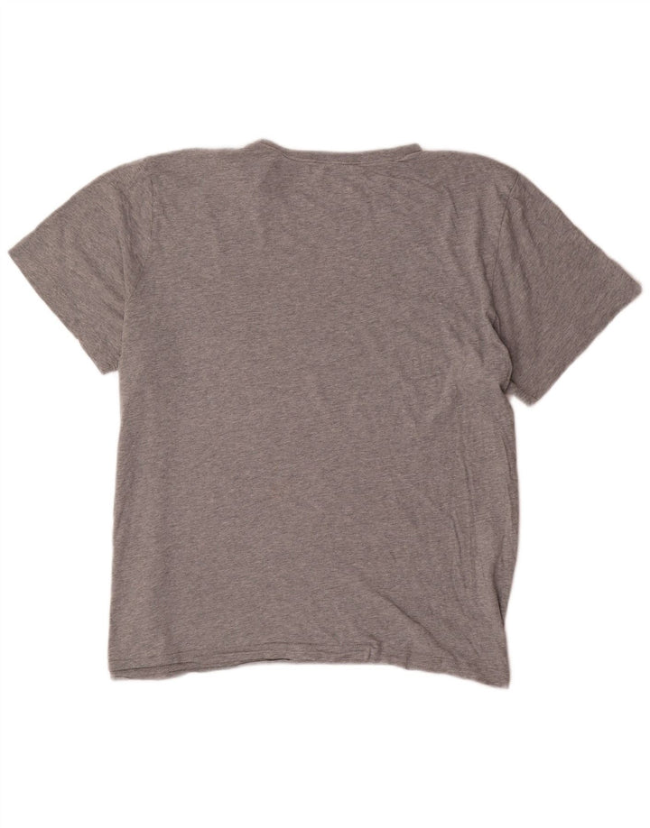 Nike T-shirt top til mænd XL Grå bomuld