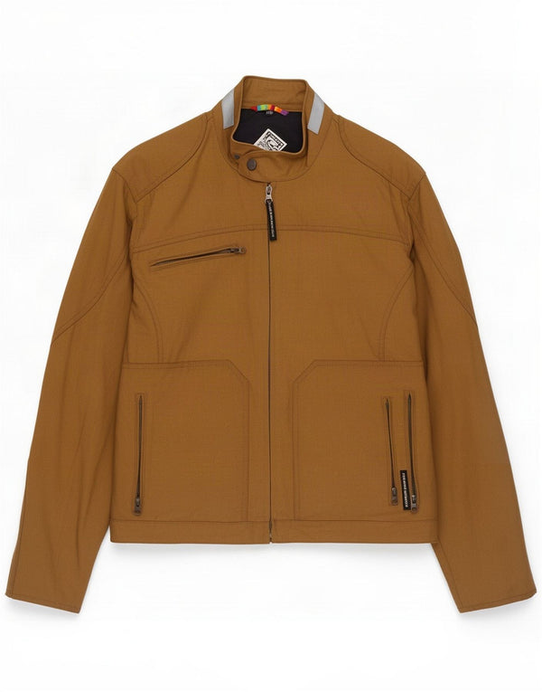 Tucano Urbano Herre Racer Jakke UK 44 2XL Beige Bomuld