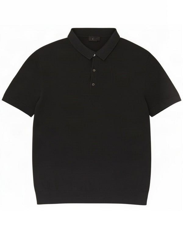 Cos Herre Polo Shirt Small Black