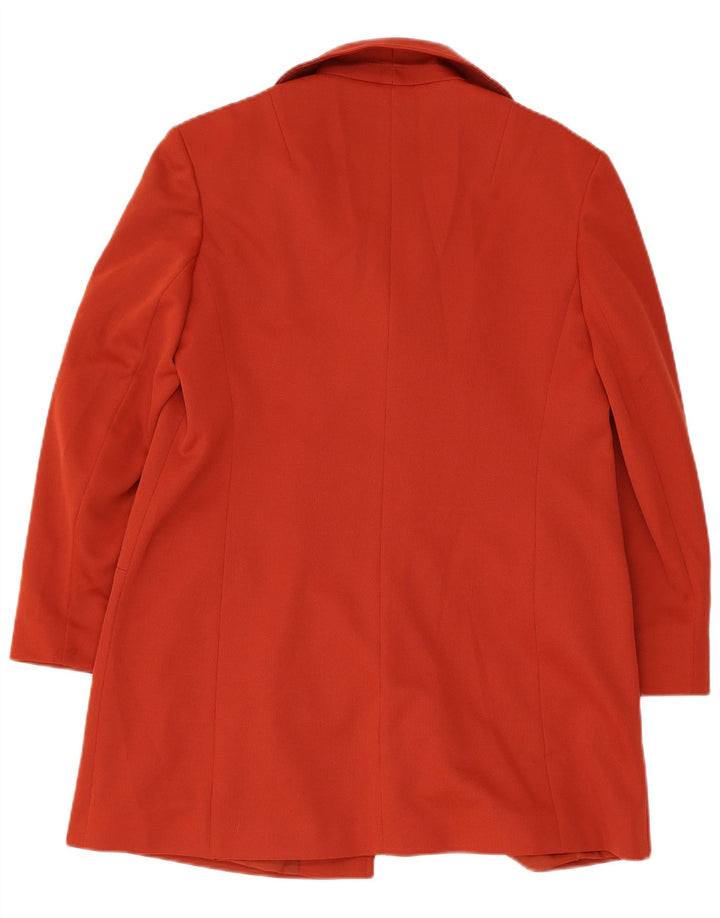 Vintage overfrakke til kvinder UK 12 Medium Rød