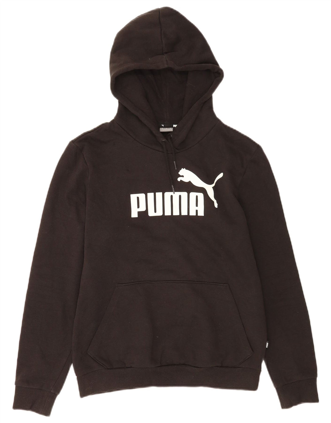 Puma Grafisk hættetrøje til mænd, lille sort bomuld
