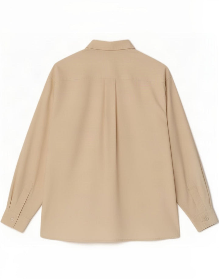 Marella Dameskjorte UK 12 Medium Beige Silke