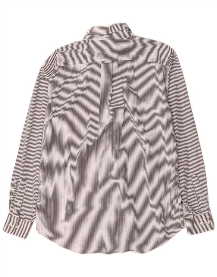 NAUTICA Herreskjorte Medium Blue Pinstripe Bomuld