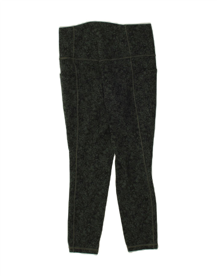 ATHLETA Womens Capri Leggings UK 10 Small  Khaki Polyester Vintage Athleta and Second-Hand Athleta from Messina Hembry 