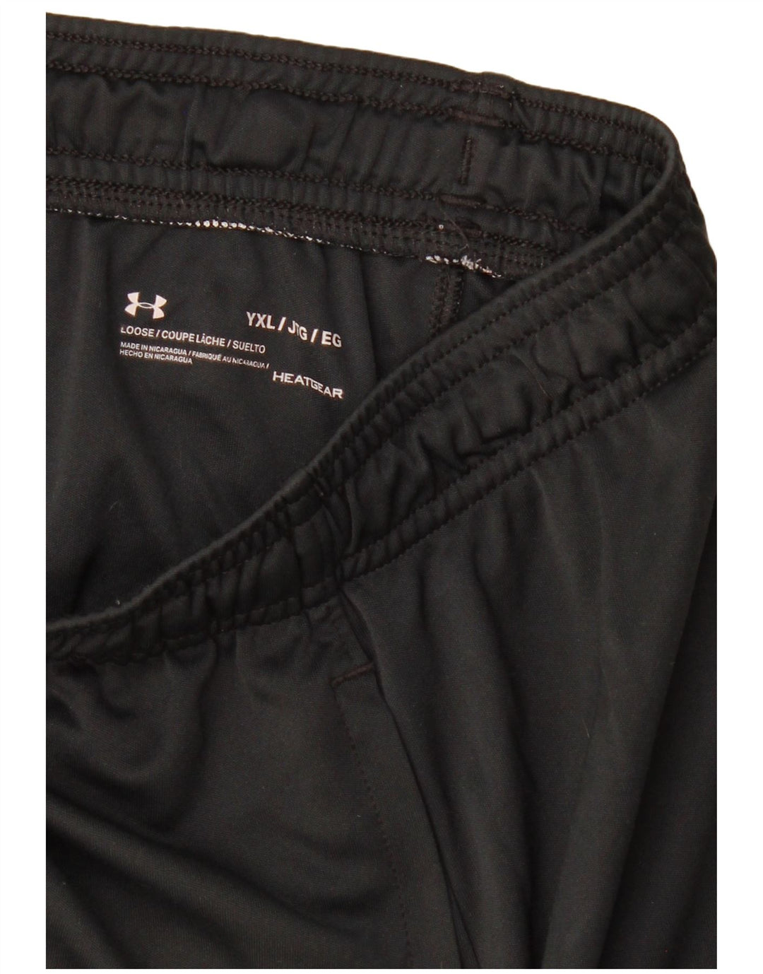 UNDER ARMOUR Drenge Heat Gear Grafiske sportsshorts 13-14 år XL Sort
