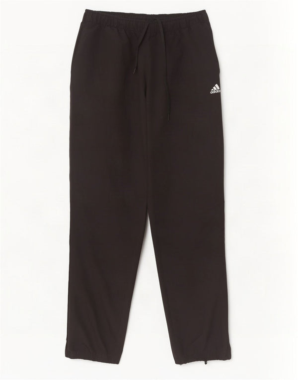 Adidas Mens Climalite Tracksuit Trousers Joggers Large Black Polyester