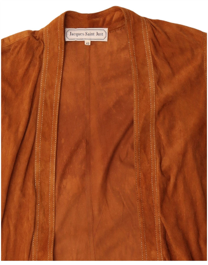 JACQUES SAINT JUST Dame Longline Cardigan Top EU 42 Large Beige