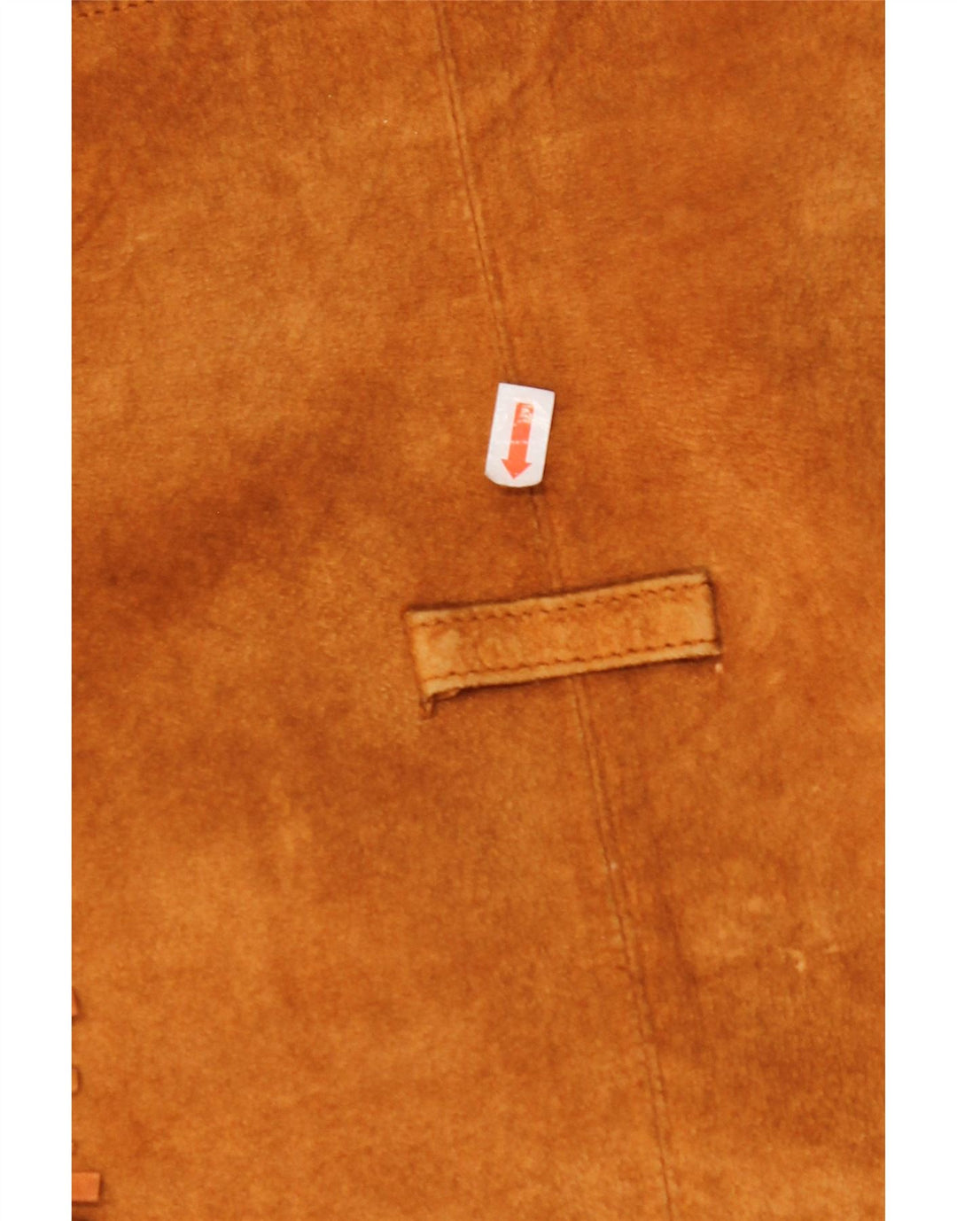 VINTAGE Herre ruskindsjakke EU 54 2XL Brunt Læder