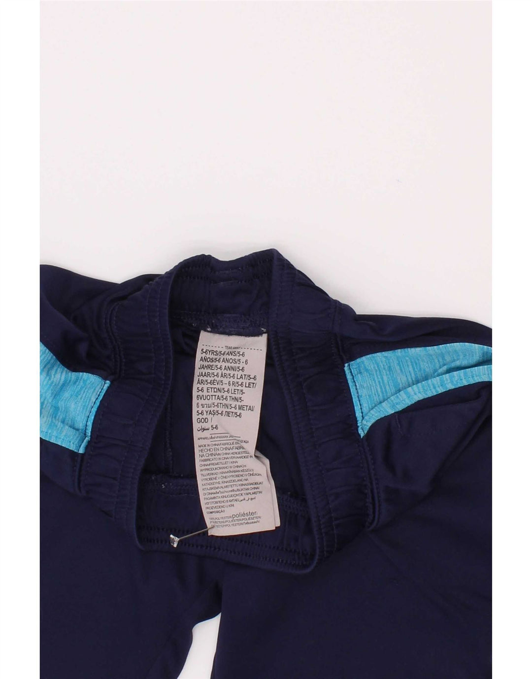 Under Armour Boys Sports Shorts 5-6 år Navy Blue Colourblock Polyester