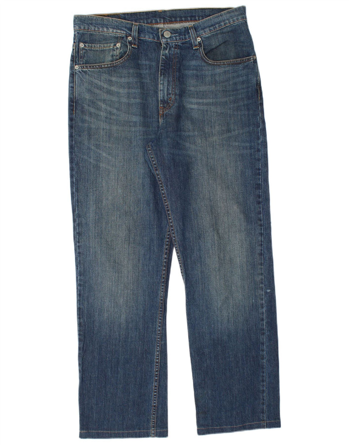 Levi's Herre 752 lige jeans W34 L29 blå bomuld