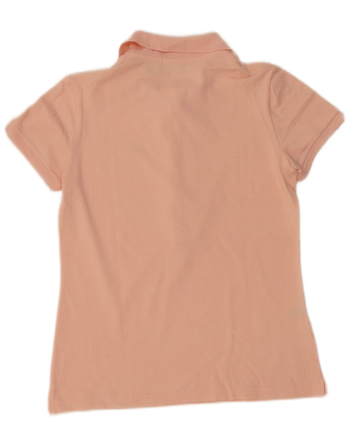 Lacoste Dame Polo Shirt Størrelse 38 Medium Pink Bomuld