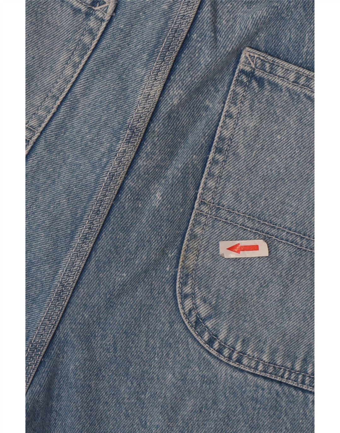 Pull & Bear Dame Cargo Denim Shorts EU 38 Medium W30 Blå
